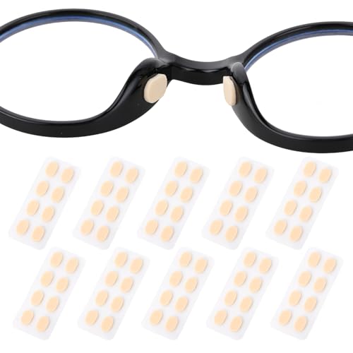 80 Stück Nasenpads Selbstklebend Eyeglass Nose Pads Schwamm-Nasenpads Weicher Schaumstoff Nasenpads Anti-Rutsch Schwamm Brillen Nasenpads für Brillen Sonnenbrillen (Hautfarbe)