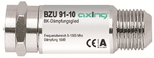 Axing BZU 91-10 BK-Dämpfungsglied (5-1006MHz, 10 dB)