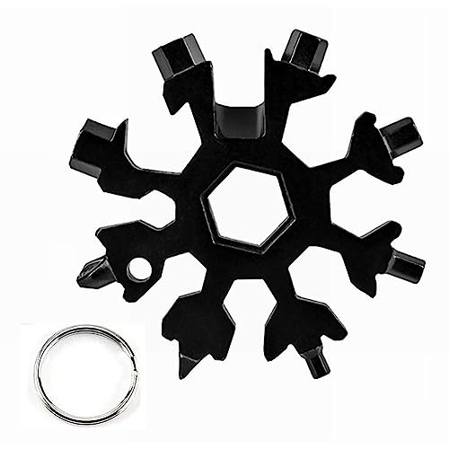 18 in 1 Schneeflocken MultiTool，Gadgets für Männer Geschenke für Papa, Männertag Geschenke Papa Geschenk, Weihnachtsgeschenke/Geburtstagsgeschenk für Männer，Geschenke für Männer, Vatertagsgeschenk.