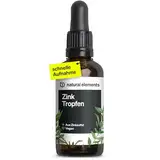 Zink Tropfen - 100ml - 15mg Zink pro Tagesdosis - Premium: Ionisches Zink (Zink-Sulfat) - Ohne Alkohol, laborgeprüft, 100% vegan & in Deutschland produziert