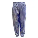 Unisex Kinder Glitzer Pailletten Hose Jungen Mädchen Glänzend Tanzhose Jazz Hip Hop Dancewear Performance Tanzkostüm Karneval Fasching