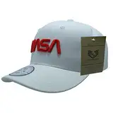 Rapid Dominance Unisex NASA Deluxe Cap, Weiß, Einheitsgröße