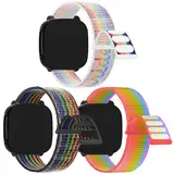 Gittos 3-Stück Nylon Armbänder Kompatibel mit Xplora X6/X6 Play/X6 Pro Armband Kinder Ersatzarmband für Mädchen Jungen