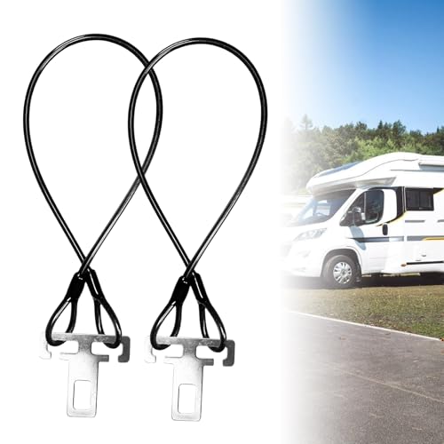 2 Stuck Diebstahlschutz Wohnmobil Zubehör, Wohnmobil Diebstahlschutz, Wohnmobil Türsicherung, 60cm Einbruchschutz Türsicherung Einbruchschutz, Camping Schiebetürschloss Für Wohnmobile,Transporter