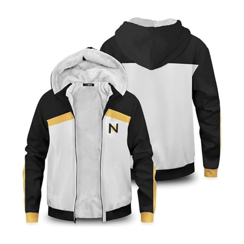 Yejue Natsuki Subaru Cosplay Kostüm Reißverschluss Sweatshirt Mantel Winter Herbst Plüsch Party Show Fan Rollenspiel