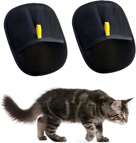 Fellmagnet Handschuh,2025 New Pet Hair Remover Glove,Wiederverwendbare Antistatische Handschuhe Doppelseitige,Für Haarentfernung und Schönheitszwecke Für Sofas,Verwendet für Reinigung (2PCS)