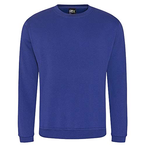 PRO RTX - Unisex Arbeits-Sweatshirt Übergrößen - Arbeitspullover Herren & Damen - Workwear Pullover Slim Fit - große Größen - Royal Blue, L