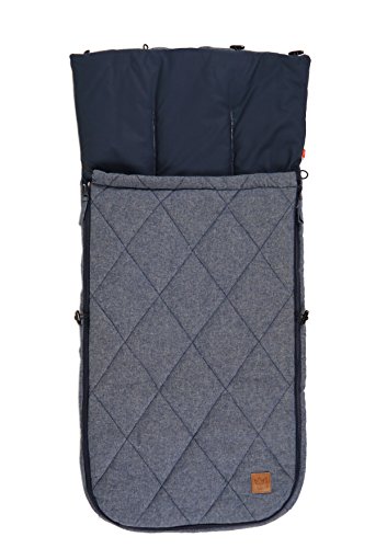 Kaiser Sommer Fußsack Nikko, navy melange, 89 x 40 cm