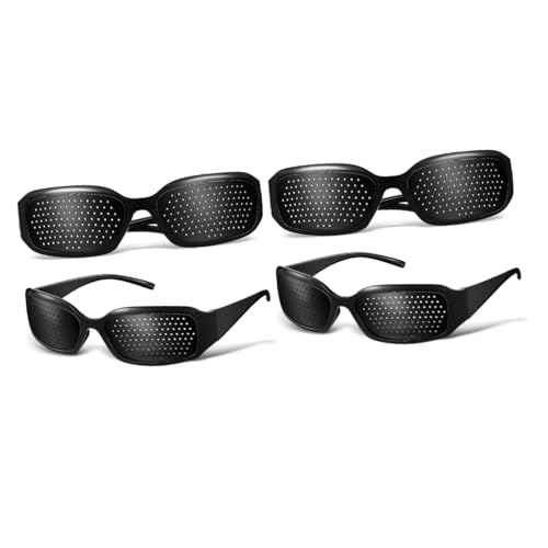 COLLBATH Lochblende Klein 4 Stück Sehkorrektur Lochblende Augentraining Augenmedizin Kurzsichtigkeit Sehhilfe Brillenloch Anti-fog-schutzbrille Augenpflegemittel Vollrahmen-schutzbrille Stk Sehbrille