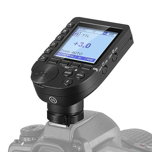 NEEWER QPRO-N TTL Drahtloser Blitzauslöser Kompatibel mit Nikon 1/8000s HSS Neigbares Design LCD Bildschirm 5 Tastensätze 9 Anpassbare Funktionen für Q4 Q3 Z1 Z760 NW420 NW655 NW665 S101-300W/400W PRO