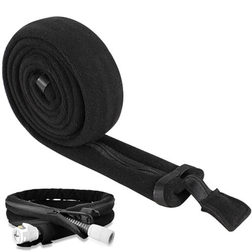 CPAP Schlauchschutz Fleece CPAP Schlauchhülle CPAP Schlauchabdeckung 6FT CPAP Rohrhülle Weicher Vliesschlauch Isolator mit Reißverschluss für die meisten CPAP Schläuche