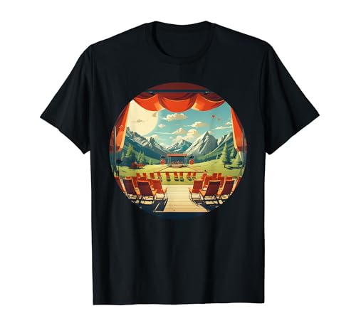 Lustiges Open-Air-Theater in der Natur für Kinoliebhaber T-Shirt