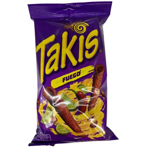 TAKIS - Mais-Snack Süßer Chili - 1 X 100 G