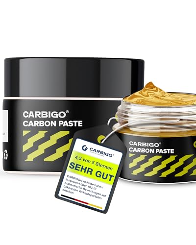 CARBIGO Carbon Montagepaste PRO 50ml I Carbon Paste Fahrrad, Auto & Motorrad I Fahrrad Montagepaste, ideal für Sattelstütze aus Carbon & Aluminium I Montageplaste pflanzlich, schützt vor Korrosion