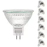 ETUOLMP Halogen MR16 Gu5.3 Halogen Leuchtmittel Dimmbar Halogen 12v 50w Warmweiß 2700K Für Halogenstrahler Einbau Schienenbeleuchtung Pack of 6