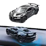 VPOUERY Drift Car Rotierendes Ornament–Legierungs-Modellauto-Armaturenbrett-Wackelkopf–Spin & Follow-Fahrzeugdekoration for den Auto-Innenraum for Auto-Enthusi(Schwarz)