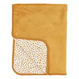 MEYCO Baby Cheetah Fleece Reisedecke (Fleecedecke aus weichem Material, vielseitige Kombinierbarkeit, Maschinenwaschbar und trocknergeeignet, Lange Haltbarkeit, Größe: 75 x 100 cm), Honig Gold