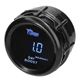 MOCNT Auto Ladedruckanzeige 2" 52mm Turbo Boost Anzeige Bar Turbo Ladedruckanzeige Blau Licht Digitalanzeige Messgerät Turbo Boost Gauge Rauch Len Universal mit Sensor