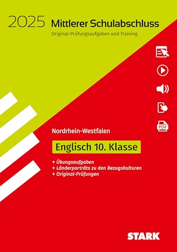 STARK Original-Prüfungen und Training - Mittlerer Schulabschluss 2025 - Englisch - NRW