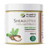 SheaButter Biologisch - Karité Butter - 100% Rein -100% Natürlich - Unraffiniert (400 g (1er Pack))