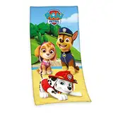 Herding PAW PATROL Badetuch, 150 x 75 cm, Baumwolle, Mehrfarbig