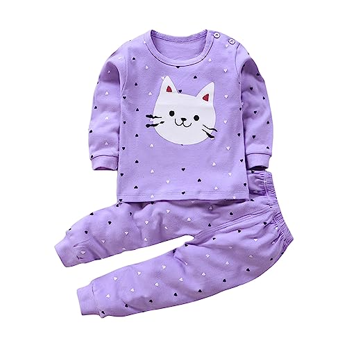 Uwdiohq Day Prime 2024 Langärmlige Oberteile und Hosen mit Animal-Print für, und Mädchen, lockerer Loungewear-Anzug für 0 bis 9 Baby Mädchen Kleidung Jogginganzug Mädchen Sale Angebote Bestellung