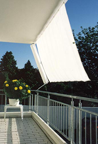 Floracord Sonnensegel Klarsicht Universal-Set-Senkrecht 230 x 140 cm, farblich sortiert