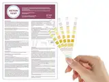 One+Step Premium Ketone Teststreifen 5 Stück I Zusätzliche Kontrolle von pH und Glukose I Keto Test I Stoffwechselkontrolle für Ketose I Keton Test mit Referenzfarbkarte