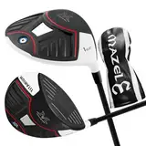 MAZEL Titan-Golfschläger für Herren, Graphitschaft, 114,4 cm, Flex Regular, 460 cc Driver Golfschläger für Rechtshänder, Schlägerhaube im Lieferumfang enthalten