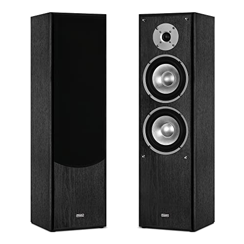 mohr 1 Paar Standlautsprecher SL10 schwarz, Lautsprecherboxen, HiFi Klang zum günstigen Preis