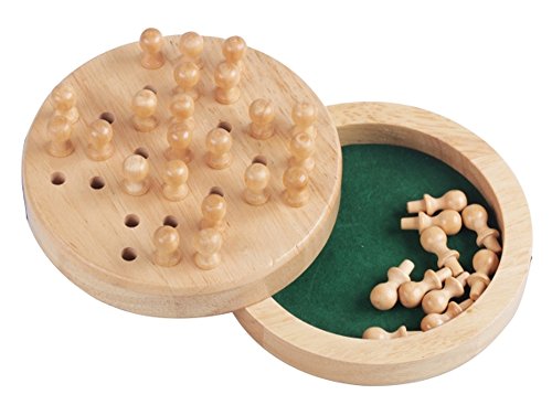 Natural Games Solitaire ,5 Jahre to 99 Jahre, Holz 12 cm