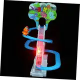 BESPORTBLE 1Satz Elektrisches Dinosaurier Treppen Kletterspielzeug Mit Kleinen Dinosauriern Interaktive Kletterstrecke Für Fördert Motorik Und Kreativität Ohne Batterien