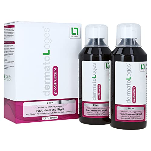 dermatoLoges® proStructure - 2 x 500 ml - Das 3-in-1 Struktur-Elixier für attraktive Haut, Haare, Nägel