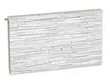 Magnet Heizkörperverkleidung Heizkörperabdeckung Weiss Ziegel 100x60 cm Heizung Abdeckung Verkleidung Magnetische Abdeckmatte Kühlschrank aus Einem Flexiblen Magneten Digitaler Aufdruck