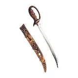 Carnival Toys - Piratenschwert, Bronze, Etui, 57 cm, für Erwachsene – Kostümzubehör – Cosplay für Karneval – Thema: