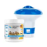 Dosierschwimmer klein + 160 Stück Mini Chlortabletten 3,6 g, Schnelllöslich, Desinfektion, Planschbecken, Minipool, Splashpool, Whirlpool, Frame Pool