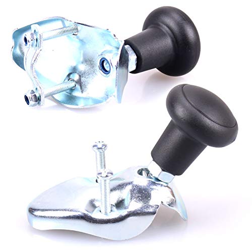 TRUCK DUCK® Universal KFZ Lenkradknauf Lenkhilfe Lenkradknopf Lenkrad Drehknopf Lenkhebel Fixlenker Schnelllenker für LKW Transporter Auto Bus Traktor