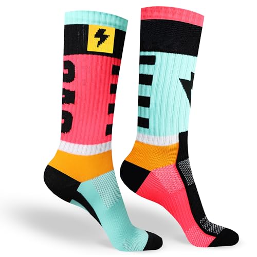 Sport-Socken für Männer und Frauen - Ideale Socken für Laufen, Basketball, Radfahren und Padel - Inshock Barcelona