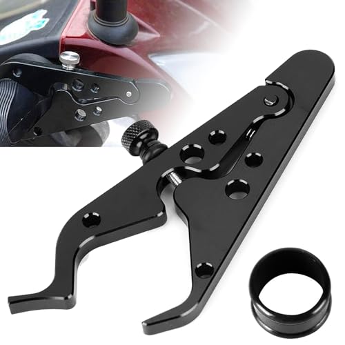 Bogoro Motorrad Tempomat, Tempomat Motorrad, Universal Motorrad Cruise Control, Assist Cruise Control Klemme, Motorrad Gasgriff Feststeller Tempomat, für Die Meisten Motorräder Sportmotorräder