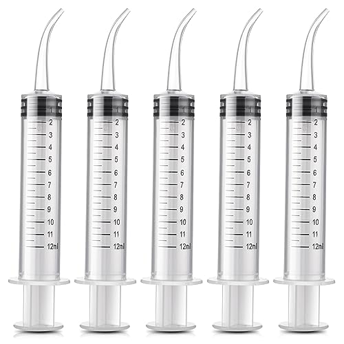 Sibba Spritze Flüssigkeitsspritzen Medizin 5 Stück Kunststoff orale Abgabe medizinisch ohne Nadelspender Zahnpflege tragbar versiegelt multifunktionaler Fütterungsadapter Flaschenstift Handstücke
