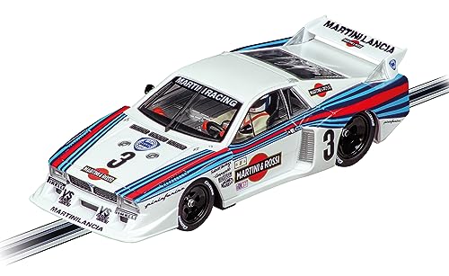 Carrera - 20031065 - DIGITAL 132 I Lancia Beta Montecarlo Turbo Lancia Martini Racing No3 Daytona 1981 I Fahren Sie eine Legende des Rennsports I Mit Original Lancia Lizenz I Slotcar im Maßstab 1:32
