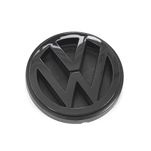 Volkswagen 701853601AC Zeichen Heckklappe Emblem Logo, schwarz, KOMPATIBLE MIT Auto