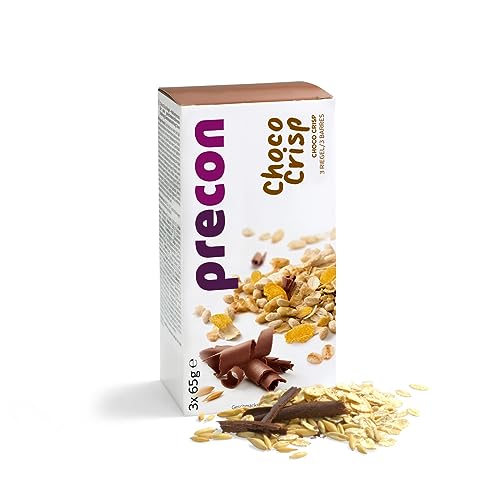 Precon BCM Diät Riegel zum Abnehmen – ChocoCrisp – 3 Riegel à 64 g – Mahlzeitenersatz für eine gewichtskontrollierende Ernährung