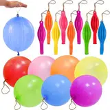 50 Stück Punch Luftballons 46cm, Sortierte Farben Stanzballons, Robuste Perforierte Luftballons Groß, XXL Luftballon Kinder, Party-Spiel, Bunte Balloon Spiel für Geburtstag Partyzubehör
