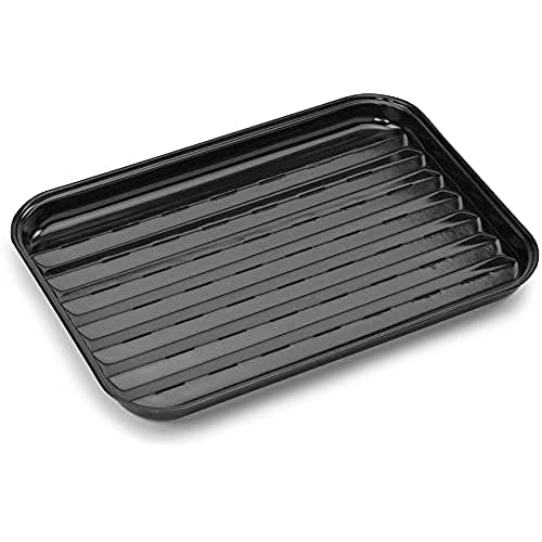 Barbecook Wiederverwendbare Grillschale, smoker und gasgrill zubehör, schwarz, rechteckig, 34.5x24x3cm, 1 - Pack