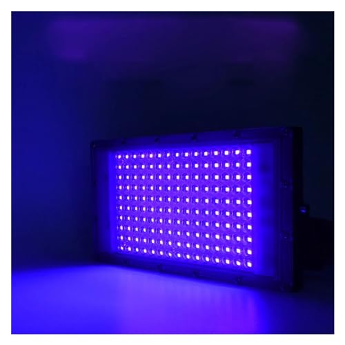 UV Licht, 100W 300W LED UV Schwarz Lichter Bühne Schwarzlicht Ultraviolett Flut Effekt Licht for Halloween Weihnachten Dance DJ Disco party Bar(200W)