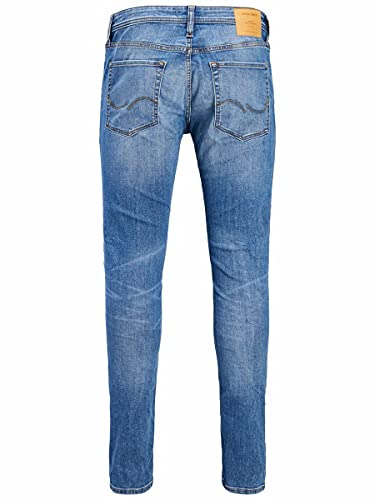 JACK & JONES Herren Jjimike Jjoriginal Am 815 Noos Loose Fit Jeans, Blue Denim, 34W 32L EU