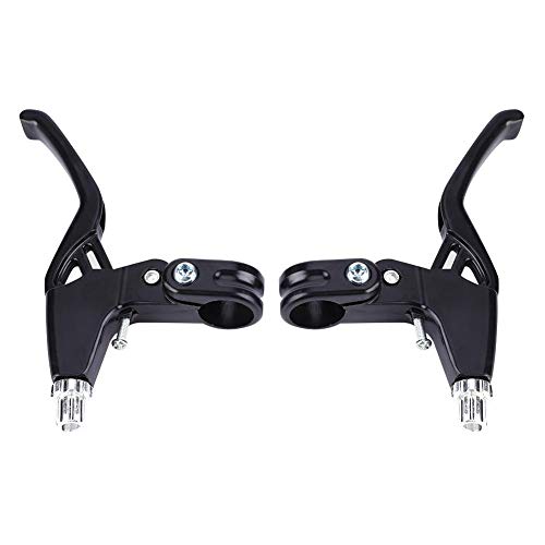Dwawoo Fahrradbremsgriff, 4 Farben Mountainbike Radfahren Bremsniveau Griffe Aluminiumlegierung Zubehör für Fahrräder (Schwarz) Hardwarehandle Fahrrad Bremshebel Bremshebel Fahrrad Bremshebel Fahrrad