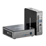 GEEKOM Mini PC Air12, Intel Processor N150 (bis zu 3.6 GHz), 16GB DDR5 RAM 512GB PCIe SSD, Mini Desktop Computer mit Win 11, 4K UHD(HDMI+DP), WiFi 6, BT 5.2, SD-Kartenleser, für Büro/Schule/Heimkino