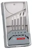 Bosch Accessories Professional 5tlg. CYL-9 Ceramic Fliesenbohrer-Set (für Stein, Fliesen, Ø 4–10 mm, Zylindrischer Schaft, Zubehör für Bohrmaschinen)